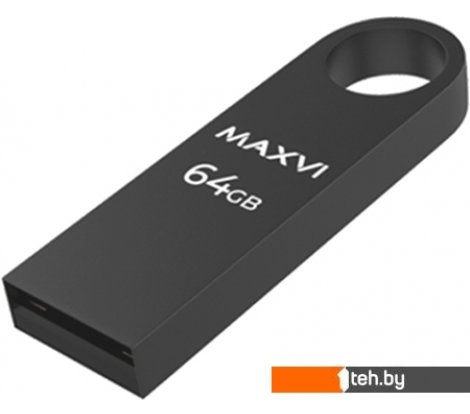  - USB Flash Maxvi MK 64GB (темно-серый) - MK 64GB (темно-серый)