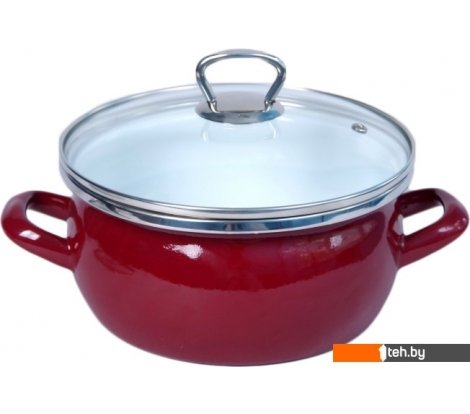  - Кастрюли Omelia 1-2430111 (бордовый) - 1-2430111 (бордовый)