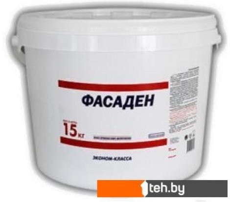 - Краски и эмали Zebracolor Фасаден 15кг (белый) - Фасаден 15кг (белый)