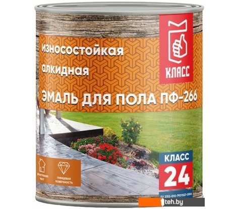  - Краски и эмали Класс 24 ПФ-266 для пола 20 кг (золотистый) - 24 ПФ-266 для пола 20 кг (золотистый)