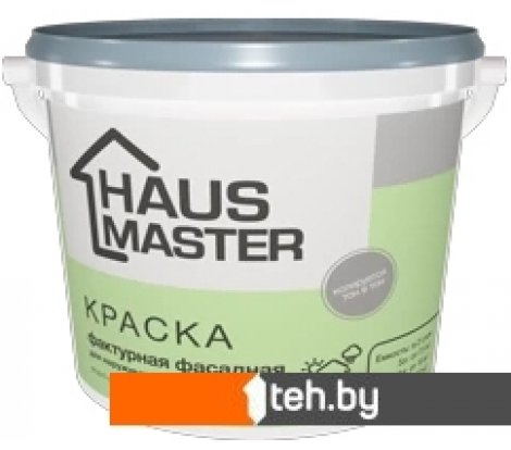  - Краски и эмали Haus Master Фактурная для наружных и внутренних работ 13.2 л (белый) - Фактурная для наружных и внутренних работ 13.2 л (белый)