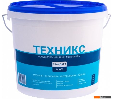  - Краски и эмали Техникс Стандарт В-1002 P 7 кг (белый) - Стандарт В-1002 P 7 кг (белый)
