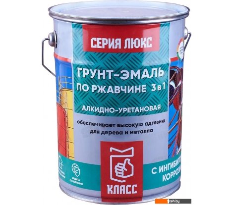  - Краски и эмали Класс Люкс По ржавчине 5.5 кг (белый) - Люкс По ржавчине 5.5 кг (белый)