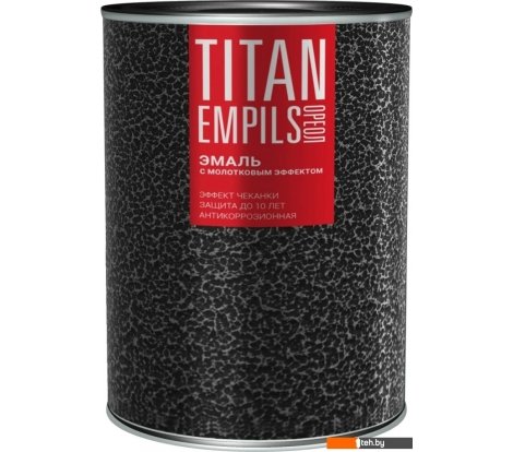  - Краски и эмали Titan Empils Ореол Алкидно-стирольная с молотковым эффектом 4605365083482 2.5 кг (темно-зеленый) - Ореол Алкидно-стирольная с молотковым эффектом 4605365083482 2.5 кг (темно-зеленый)