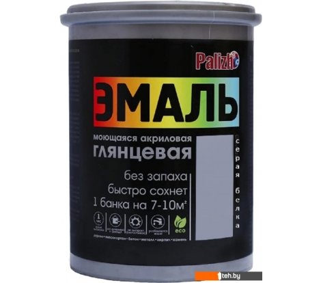  - Краски и эмали Palizh Глянцевая 2.5 кг (серая белка) - Глянцевая 2.5 кг (серая белка)