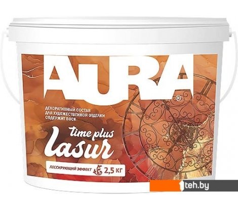  - Краски и эмали Aura Dekor Lasur Time Plus (2.5кг) - Lasur Time Plus (2.5кг)