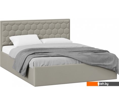  - Кровати Трия Порто универсальная с ПМ и заглушиной 160x200 (велюр Confetti Smoke) - Порто универсальная с ПМ и заглушиной 160x200 (велюр Confetti Smoke)