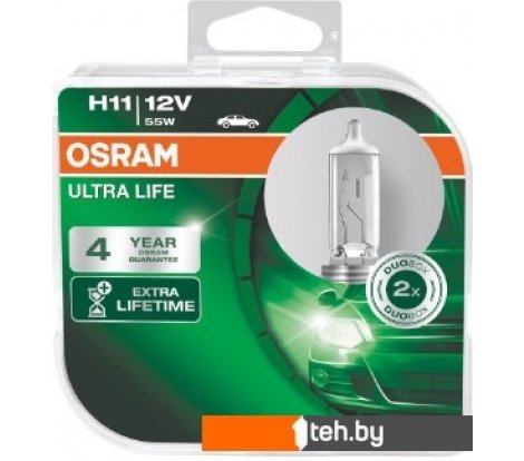  - Автомобильные лампы Osram H11 Ultra Life 2шт - H11 Ultra Life 2шт