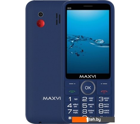 - Мобильные телефоны Maxvi B35 (синий) - B35 (синий)
