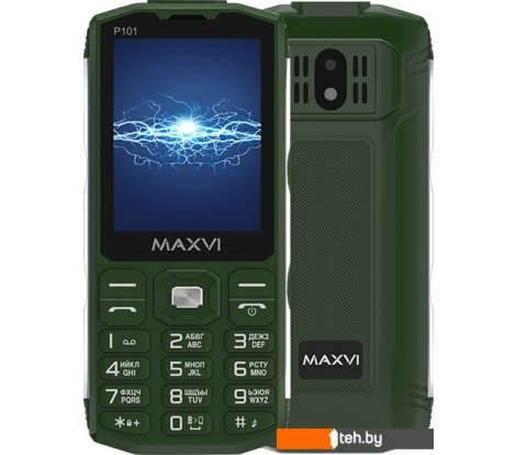  - Мобильные телефоны Maxvi P101 (зеленый) - P101 (зеленый)