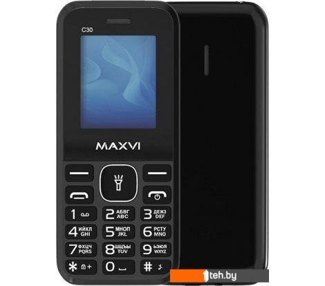  - Мобильные телефоны Maxvi C30 (черный) - C30 (черный)