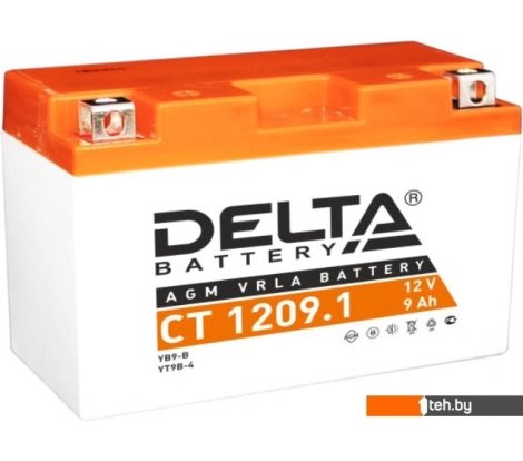  - Мотоциклетные аккумуляторы Delta CT 1209.1 (9 А·ч) - CT 1209.1 (9 А·ч)