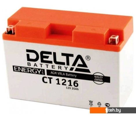  - Мотоциклетные аккумуляторы Delta CT 1216 (16 А·ч) - CT 1216 (16 А·ч)