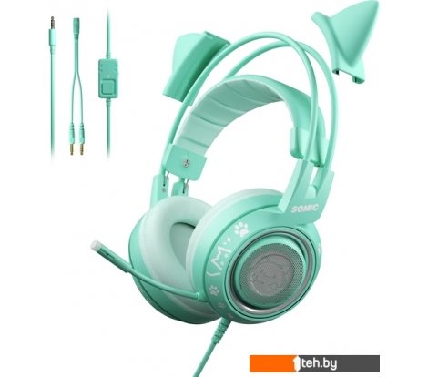  - Наушники и гарнитуры Somic G951S (бирюзовый) - G951S (бирюзовый)