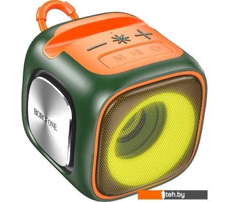  - Беспроводные и портативные колонки Borofone BR29 (темно-зеленый/оранжевый) - BR29 (темно-зеленый/оранжевый)