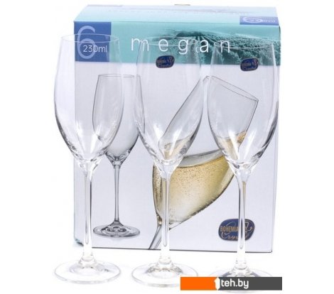 - Стаканы, бокалы, рюмки Bohemia Crystal Megan 40856/230 - Megan 40856/230