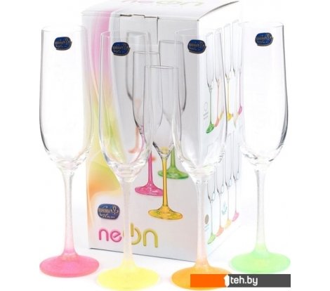  - Стаканы, бокалы, рюмки Bohemia Crystal Neon 40729/D4892/190-4 - Neon 40729/D4892/190-4