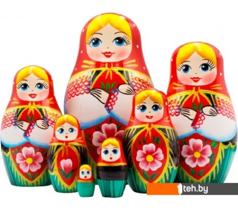  - Развивающие игрушки Брестская Фабрика Сувениров В белорусском традиционном костюме (набор 7 шт) - В белорусском традиционном костюме (набор 7 шт)