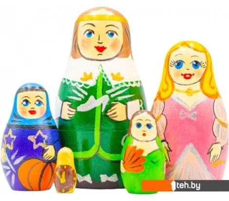  - Развивающие игрушки Брестская Фабрика Сувениров Cказка Золушка (набор 5 шт) - Cказка Золушка (набор 5 шт)