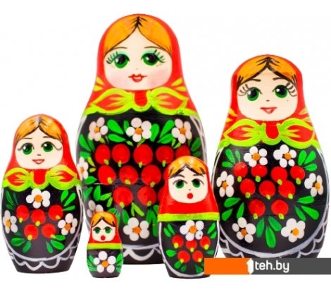  - Развивающие игрушки Брестская Фабрика Сувениров C ветвями рябины и ромашками (набор 5 шт) - C ветвями рябины и ромашками (набор 5 шт)