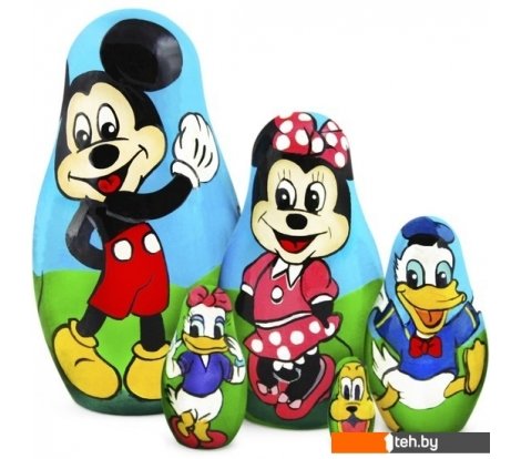  - Развивающие игрушки Брестская Фабрика Сувениров С персонажами из мультфильма Микки Маус 5142 (набор 5 шт) - С персонажами из мультфильма Микки Маус 5142 (набор 5 шт)