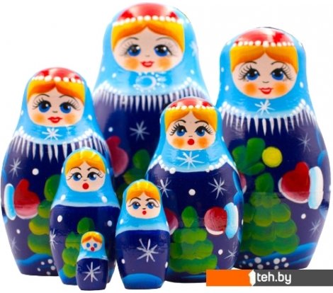  - Развивающие игрушки Брестская Фабрика Сувениров Снегурочка (набор 7 шт) - Снегурочка (набор 7 шт)