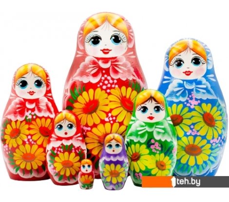  - Развивающие игрушки Брестская Фабрика Сувениров С букетом желтых гербер (набор 7 шт) - С букетом желтых гербер (набор 7 шт)