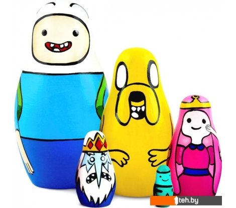  - Развивающие игрушки Брестская Фабрика Сувениров С персонажами из мультфильма Время приключений (набор 5 шт) - С персонажами из мультфильма Время приключений (набор 5 шт)