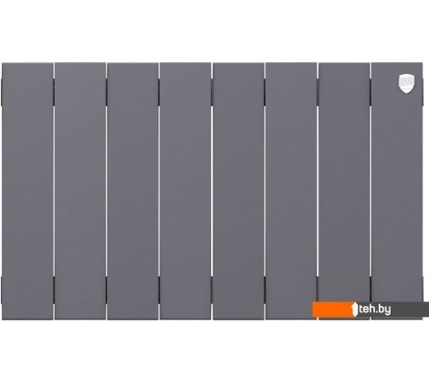  - Радиаторы отопления Royal Thermo PianoForte 300 Silver Satin (8 секций) боковое подключение - PianoForte 300 Silver Satin (8 секций) боковое подключение