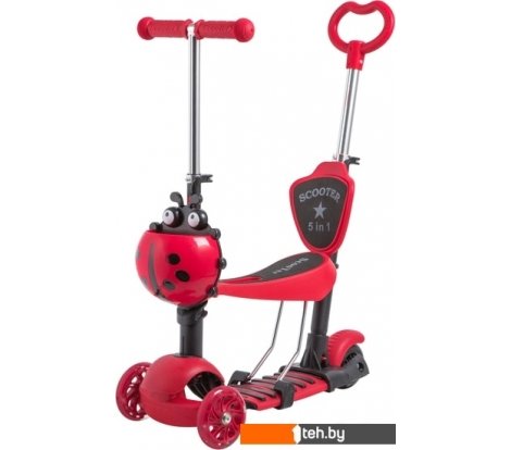  - Самокаты Novatrack Saddle Pro 2019 120SB.DISCOKIDS.RD9 (красный) - Saddle Pro 2019 120SB.DISCOKIDS.RD9 (красный)