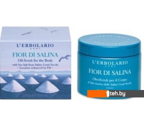  - Косметика по уходу за телом L'Erbolario Масло-скраб для тела Fior Di Salina 500 г - Масло-скраб для тела Fior Di Salina 500 г