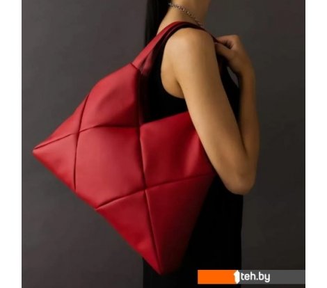  - Женские и мужские сумки MT.style Ромбы (красный) - Ромбы (красный)