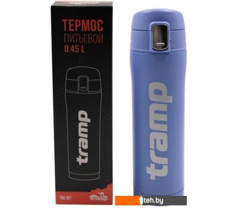  - Термосы, термокружки и многоразовые стаканы TRAMP TRC-107с 450 мл (синий) - TRC-107с 450 мл (синий)