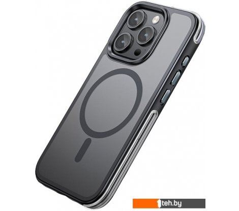  - Чехлы для телефонов Hoco AS5 для iPhone 15 Pro магнитный противоударный (черный) - AS5 для iPhone 15 Pro магнитный противоударный (черный)