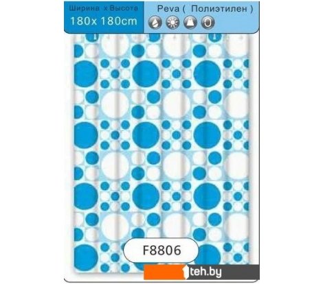  - Шторки и карнизы для ванн и поддонов FRAP F8806 - F8806