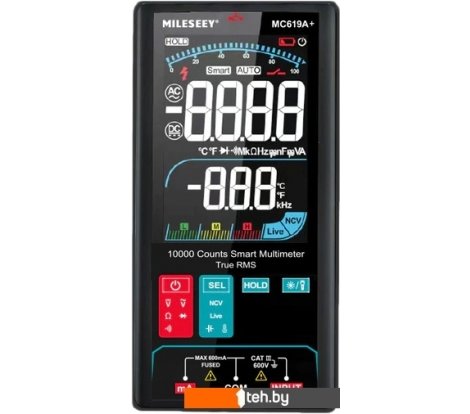  - Мультиметры, токовые клещи, индикаторные отвертки Mileseey MC619A+ - MC619A+