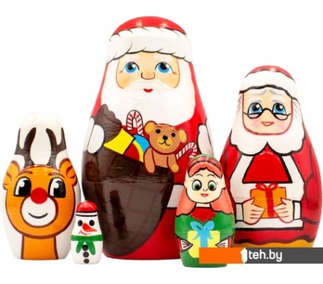  - Развивающие игрушки Брестская Фабрика Сувениров На Рождество (набор 5 шт) - На Рождество (набор 5 шт)