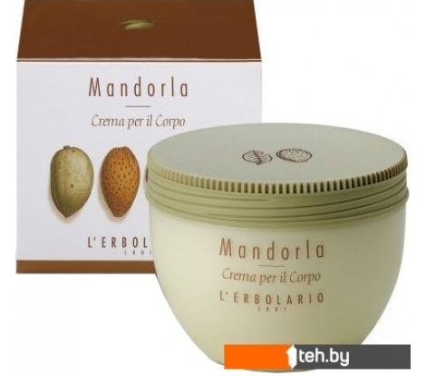  - Косметика по уходу за телом L'Erbolario Крем для тела Миндаль 300 мл - Крем для тела Миндаль 300 мл