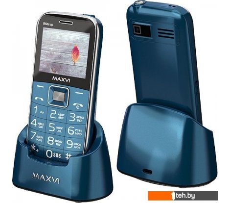  - Мобильные телефоны Maxvi B6ds up (маренго) - B6ds up (маренго)