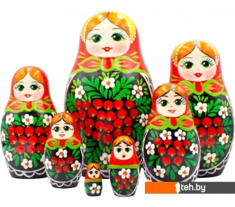  - Развивающие игрушки Брестская Фабрика Сувениров C ветвями рябины и ромашками (набор 7 шт) - C ветвями рябины и ромашками (набор 7 шт)