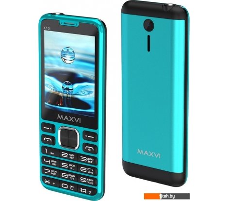  - Мобильные телефоны Maxvi X10i (аква) - X10i (аква)