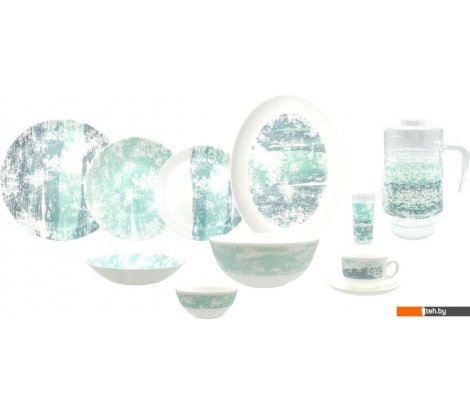  - Тарелки, салатники, блюда и наборы Luminarc Acctit Turquoise V8147 (46пр) - Acctit Turquoise V8147 (46пр)