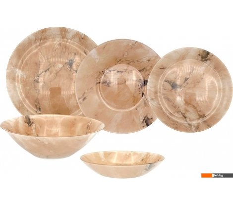  - Тарелки, салатники, блюда и наборы Luminarc Ash Marble V8578 (19пр) - Ash Marble V8578 (19пр)