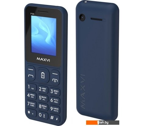  - Мобильные телефоны Maxvi P99 (темно-синий) - P99 (темно-синий)