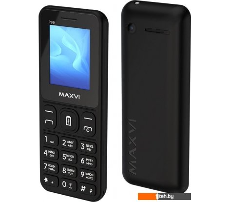  - Мобильные телефоны Maxvi P99 (черный) - P99 (черный)