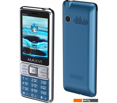  - Мобильные телефоны Maxvi X900c (синий) - X900c (синий)