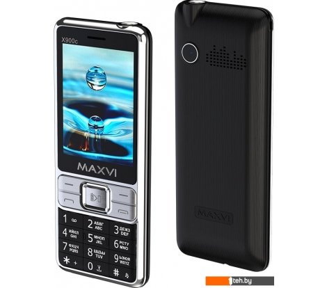  - Мобильные телефоны Maxvi X900c (черный) - X900c (черный)