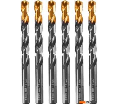  - Сверла, буры, зенкеры Denzel 717224 (6шт) - 717224 (6шт)