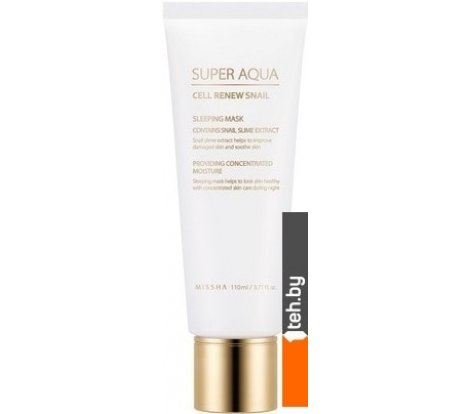  - Косметика по уходу за лицом Missha Маска ночная регенерирующая Super Aqua Cell Renew Snail 110 мл - Маска ночная регенерирующая Super Aqua Cell Renew Snail 110 мл