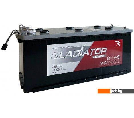 - Автомобильные аккумуляторы Gladiator Energy 220 (4) рус (220 А·ч) - Energy 220 (4) рус (220 А·ч)